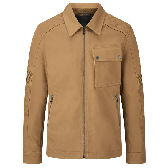 Belstaff Outrider Textile Jacket Khaki - ThrottleChimp