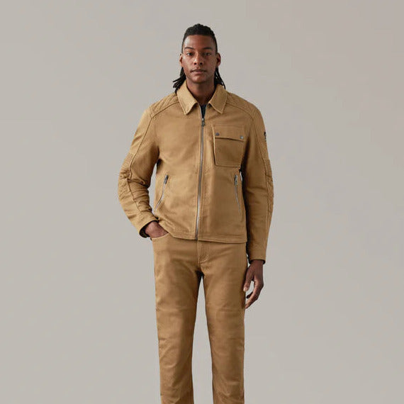 Belstaff Outrider Textile Jacket Khaki (Image 3) - ThrottleChimp