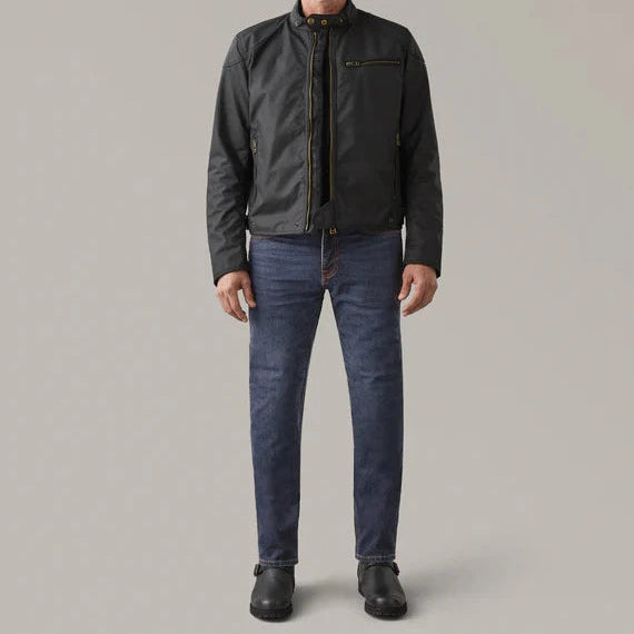 Belstaff Poplar Denim Jeans Washed Indigo Blue (Image 5) - ThrottleChimp