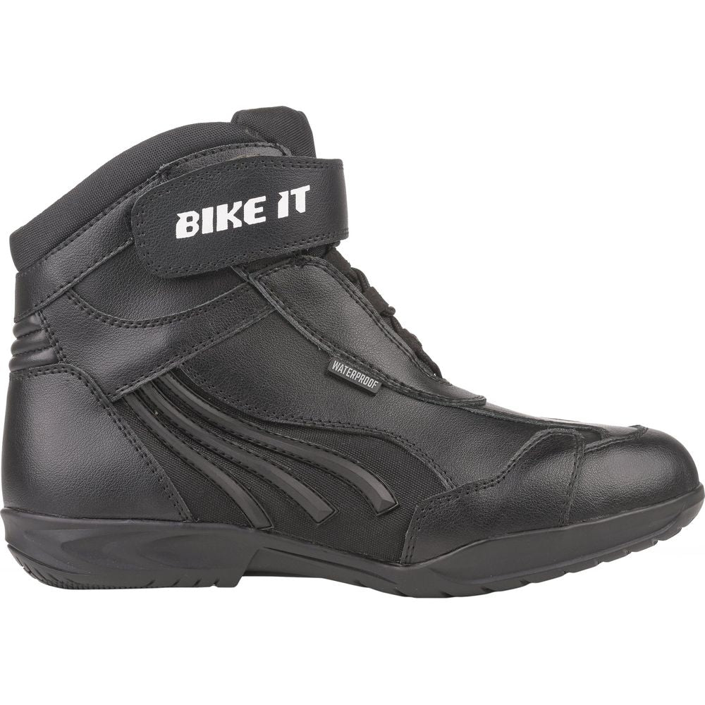 Bike It Perun Low-Cut Waterproof Boots Black (Image 2) - ThrottleChimp