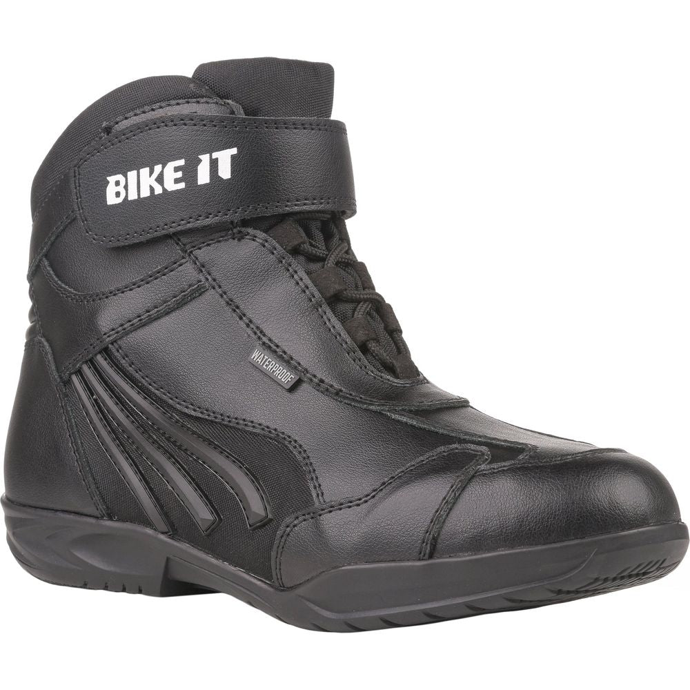 Bike It Perun Low-Cut Waterproof Boots Black (Image 3) - ThrottleChimp