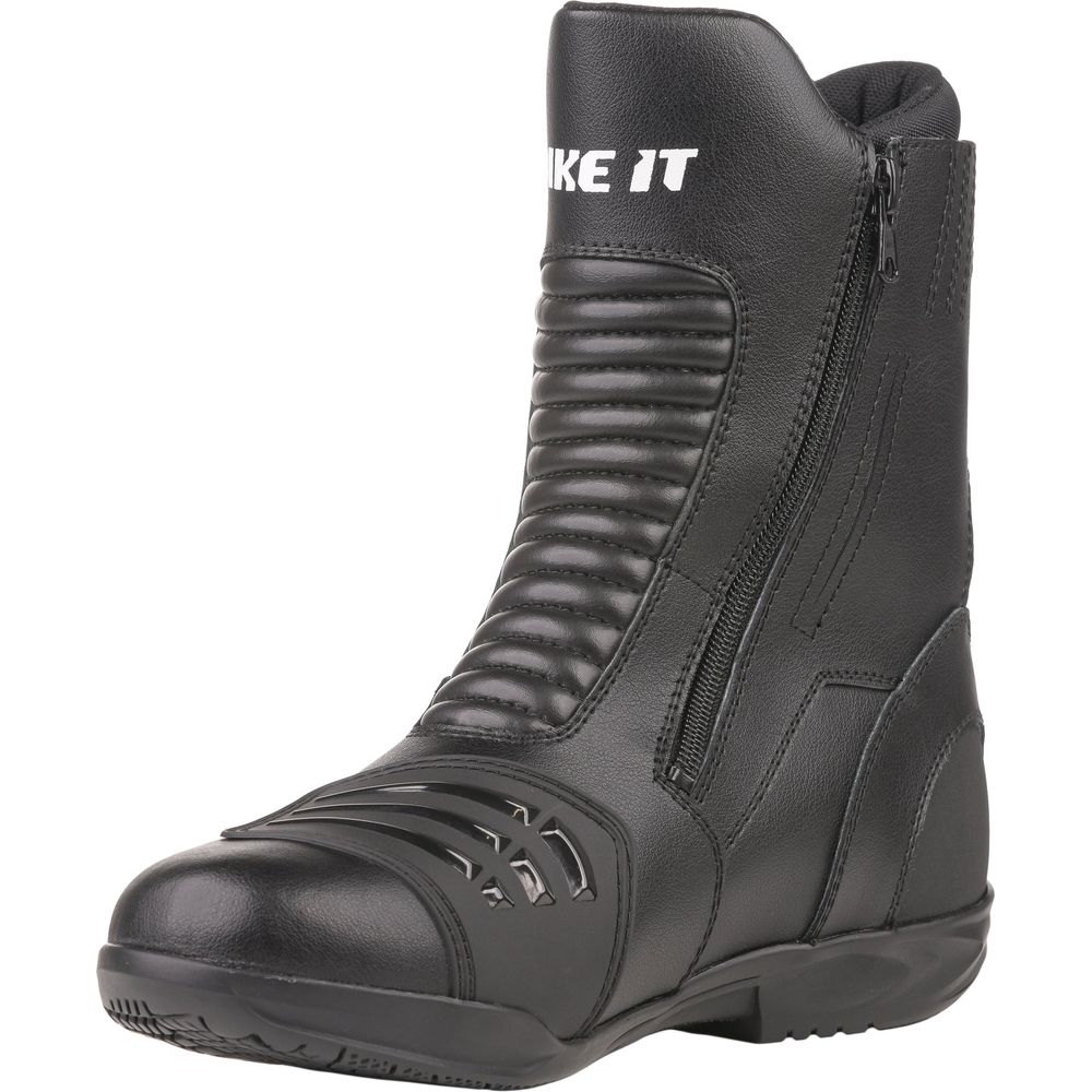 Bike It Preto Mid Length Waterproof Boots Black (Image 4) - ThrottleChimp