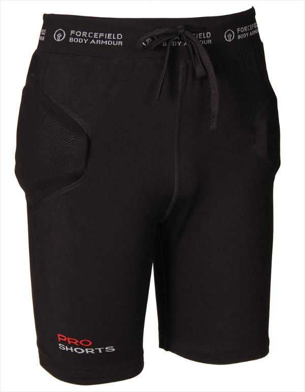 Forcefield Level 1 Pro Shorts Black FREE 1 YEAR Returns, FREE UK Delivery | ThrottleChimp