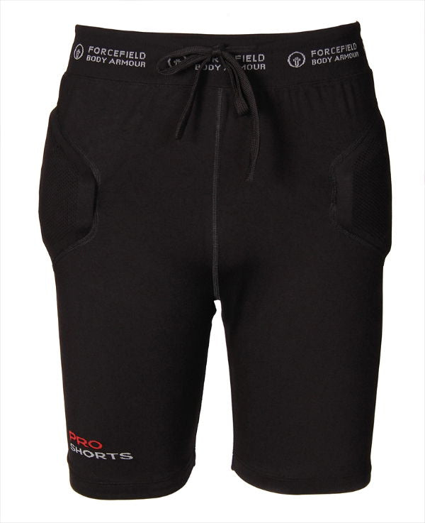 Forcefield Level 1 Pro Shorts Black FREE 1 YEAR Returns, FREE UK Delivery | ThrottleChimp