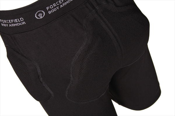 Forcefield Level 1 Pro Shorts Black FREE 1 YEAR Returns, FREE UK Delivery | ThrottleChimp