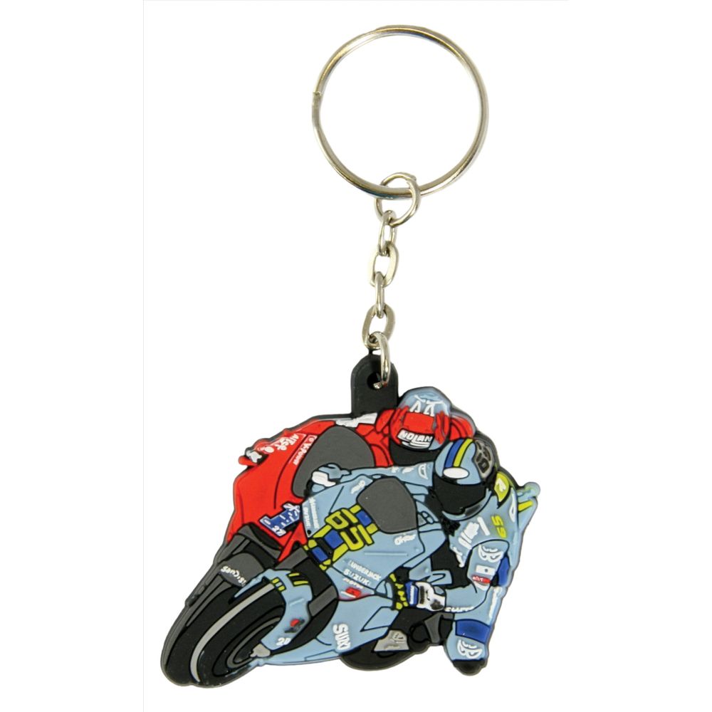 MotoGP Loris Capirossi #65 Suzuki Rizla Keyfob - ThrottleChimp