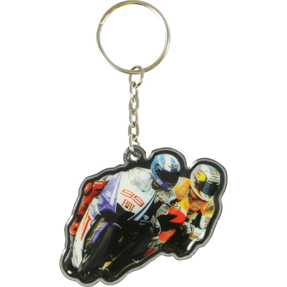 MotoGP Jorge Lorenzo #99 Fiat Yamaha PVC Keyfob - ThrottleChimp