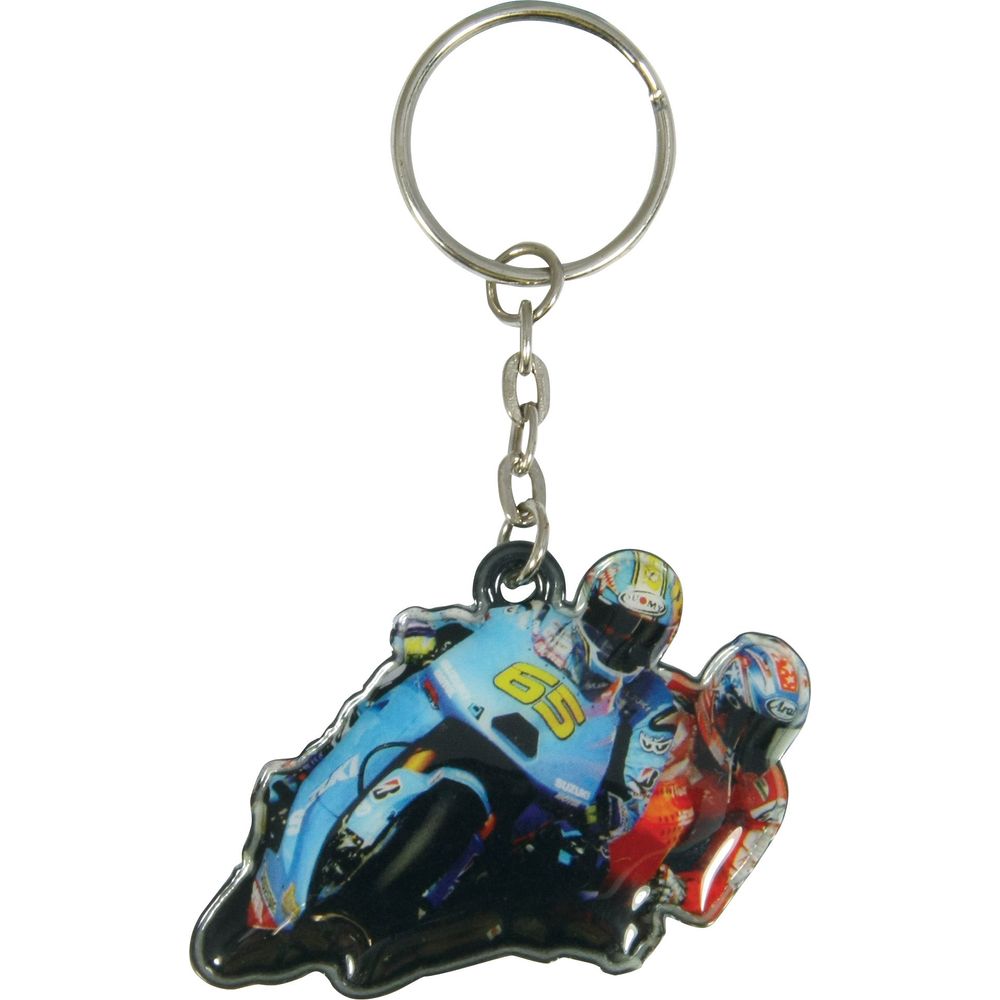 MotoGP Loris Capirossi #65 Rizla Suzuki PVC Keyfob - ThrottleChimp