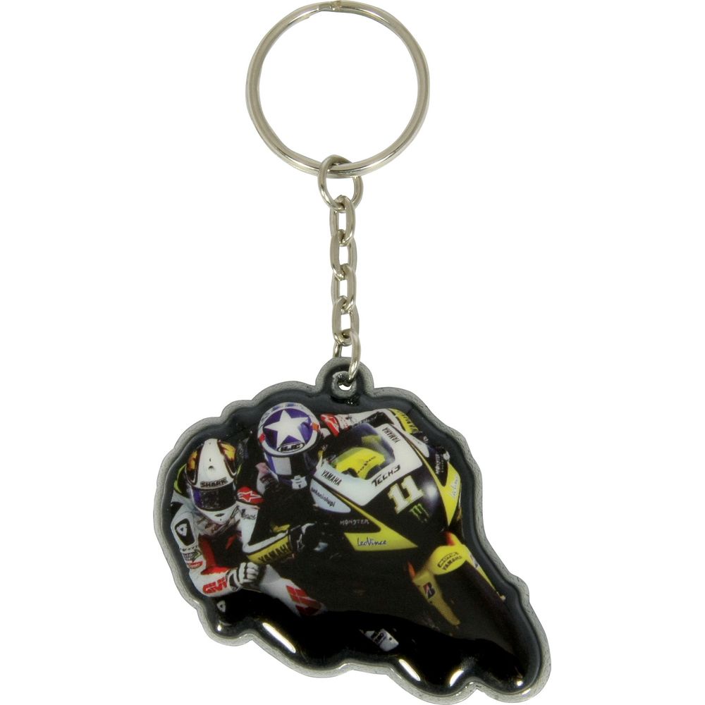 MotoGP Ben Spies #11 Tech 3 Yamaha PVC Keyfob - ThrottleChimp