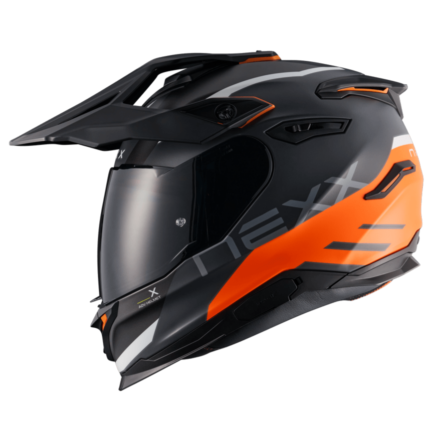 Nexx Y.TRAVL Quest Adventure Helmet Matt Orange FREE 1 YEAR Returns, FREE UK Delivery | ThrottleChimp