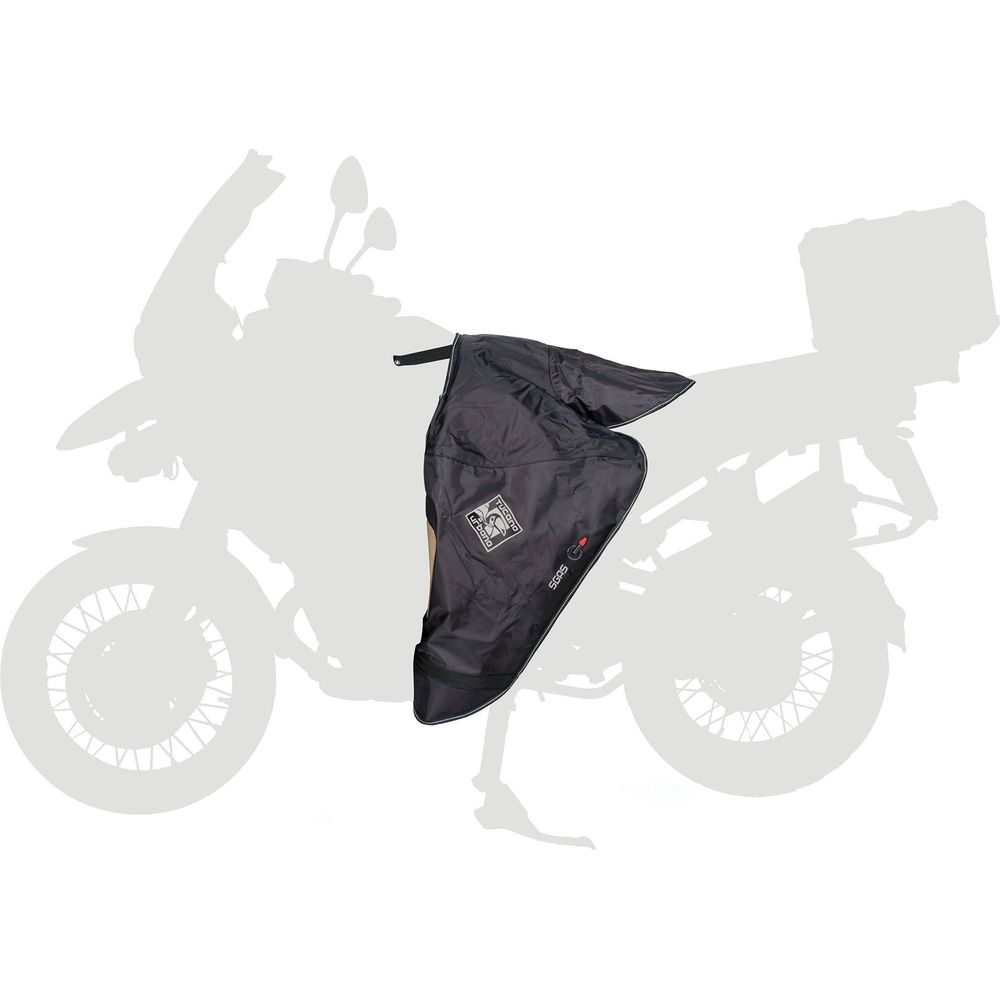 Tucano Urbano R120X Gaucho Leg Cover Black (Image 2) - ThrottleChimp