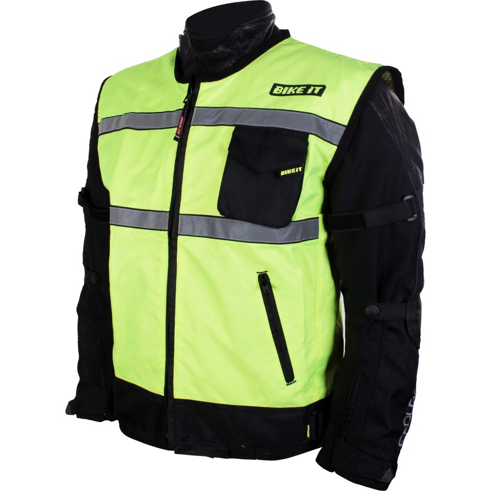 Bike It Metro Hi-Vis Gilet (Image 3) - ThrottleChimp