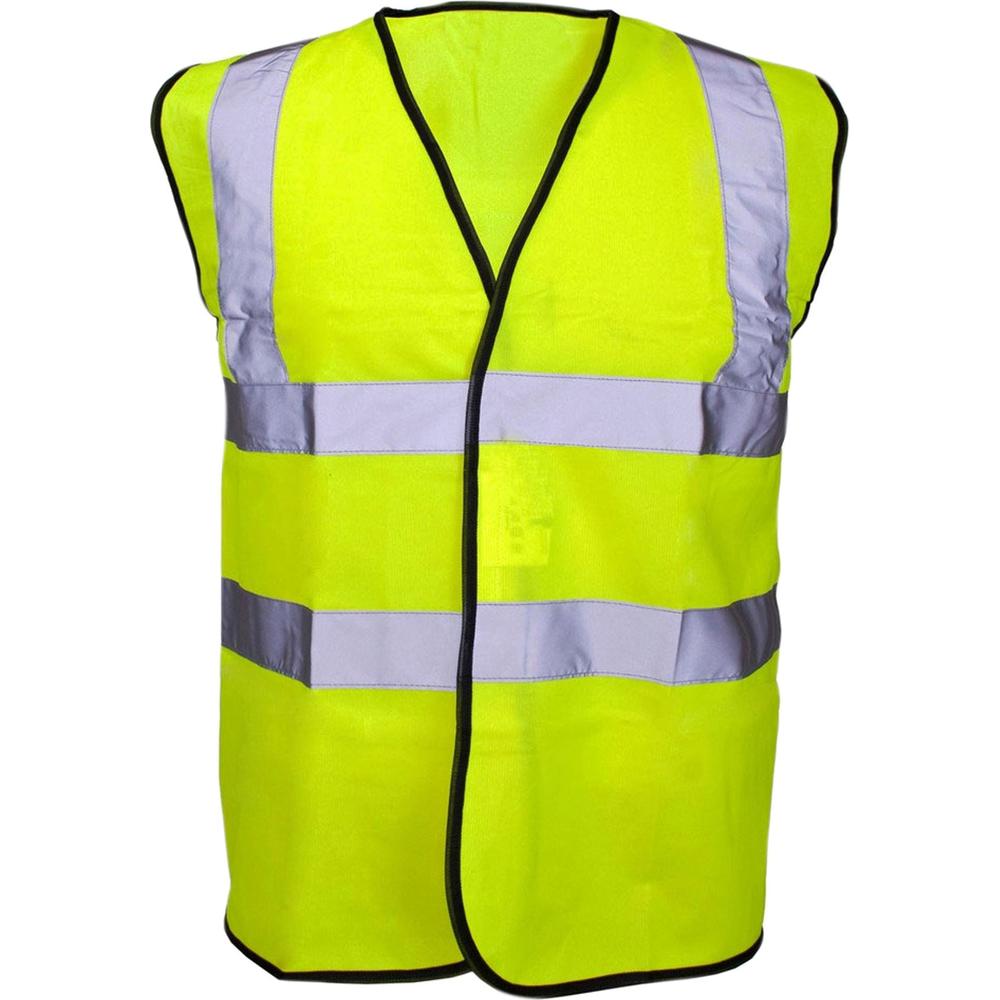 Bike It Reflective Bib Vest Fluo Yellow - ThrottleChimp