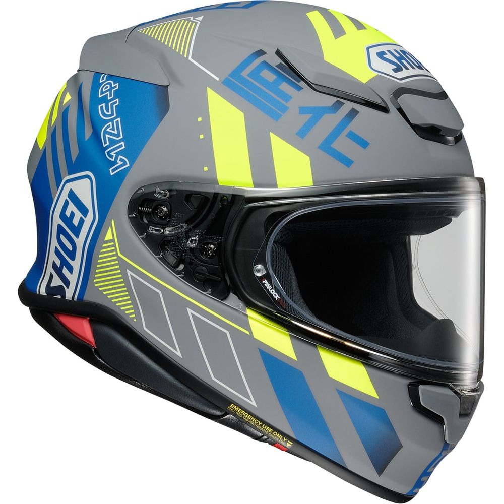 Shoei NXR2 Accolade TC10 Full Face Helmet Grey FREE 1 YEAR Returns, FREE UK Delivery | ThrottleChimp