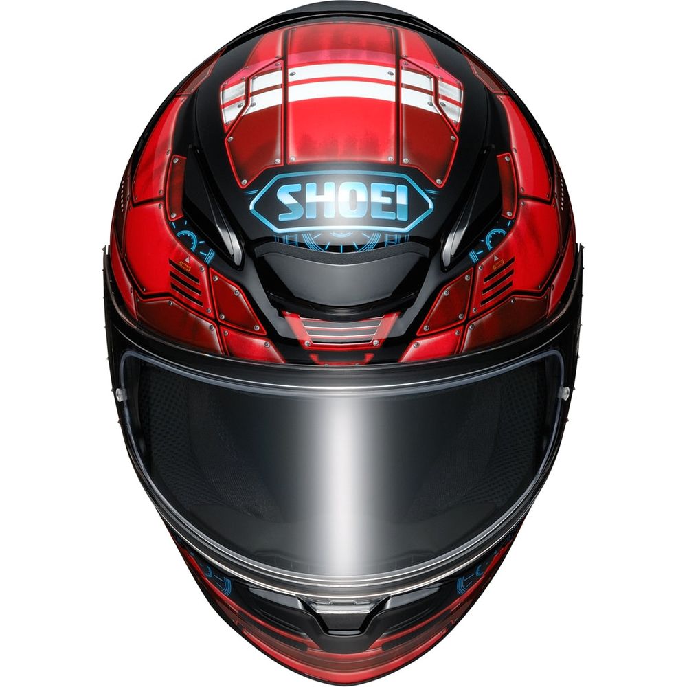 Shoei NXR2 Fortress TC1 Full Face Helmet Red (Image 2) - ThrottleChimp