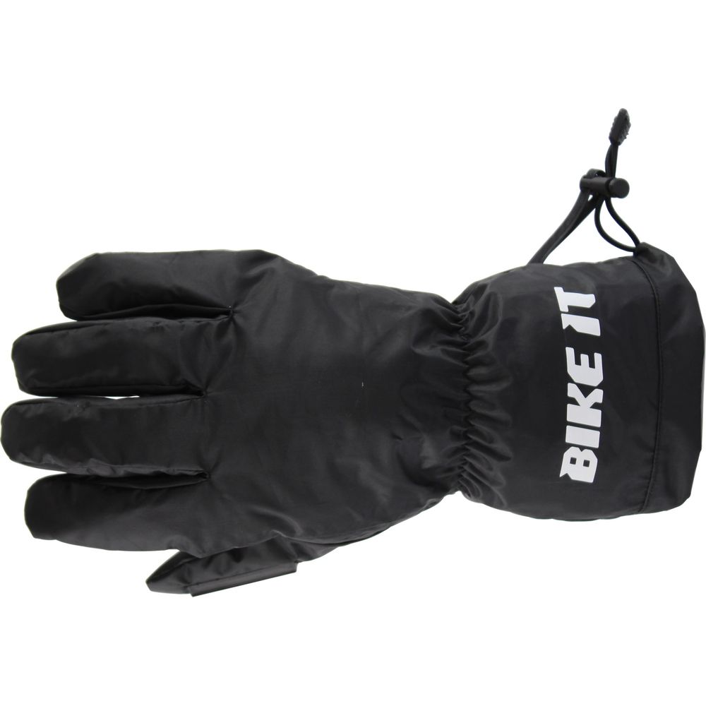 Bike It 5 Finger Rain Over Gloves Black - ThrottleChimp