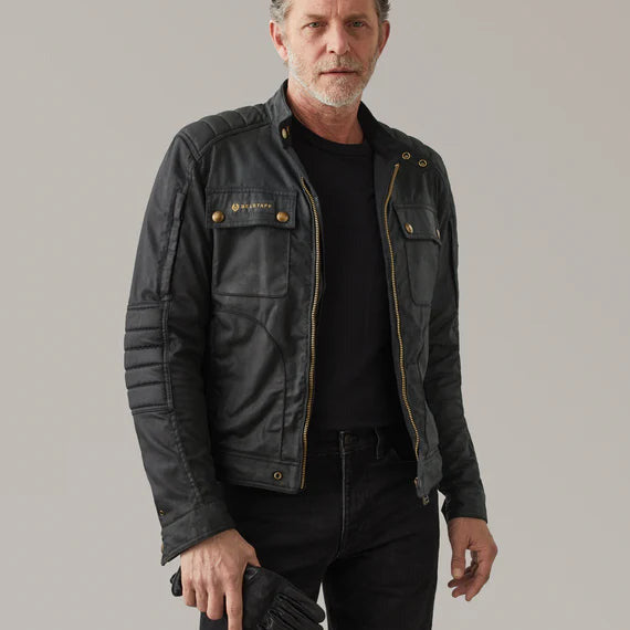 Belstaff Roberts 2.0 Technical Waxed Cotton Jacket Black (Image 2) - ThrottleChimp