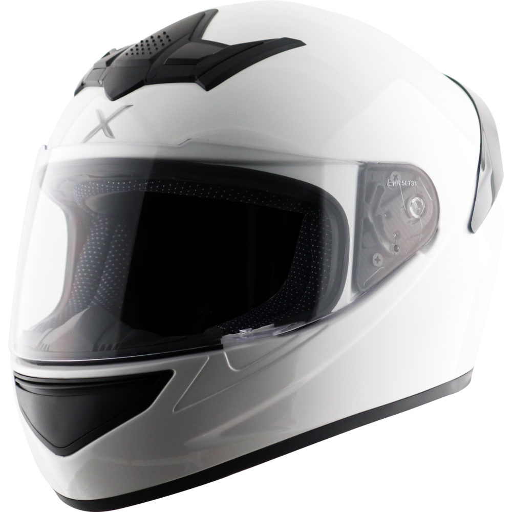 Axor Rage Full Face Helmet Gloss White - ThrottleChimp