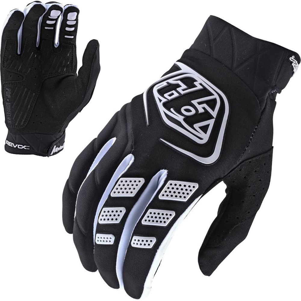 Troy Lee Designs Revox Textile Gloves Black - ThrottleChimp