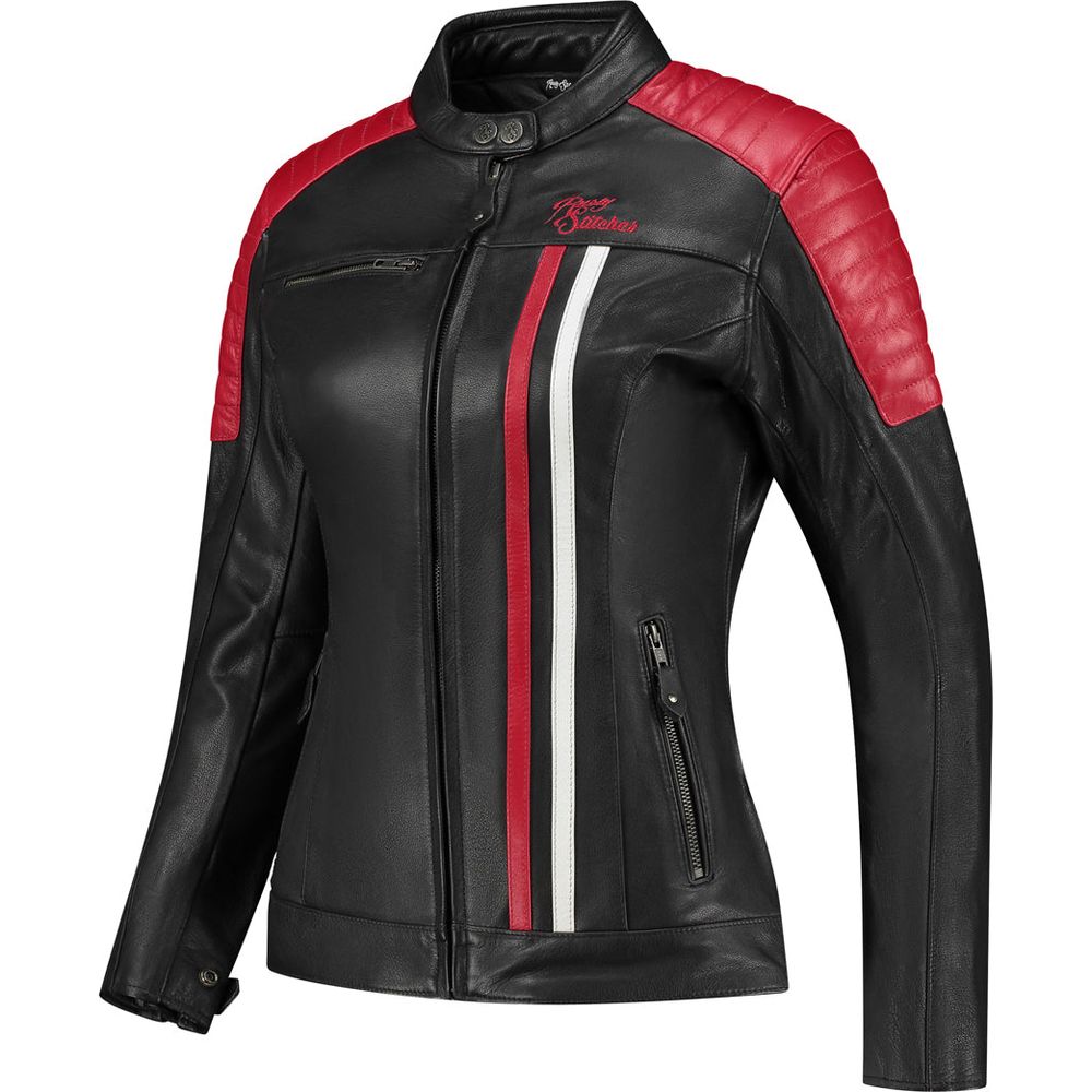 Rusty Stitches Alice Ladies Jacket Black / White / Red