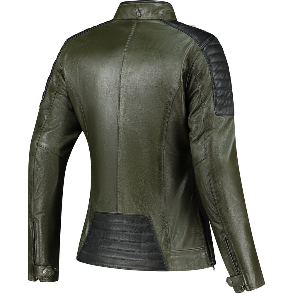 Rusty Stitches Alice Ladies Jacket Green / Black