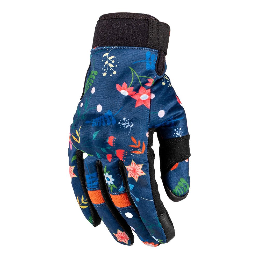 Rusty Stitches Bonnie V2 Ladies Gloves Navy Flowers