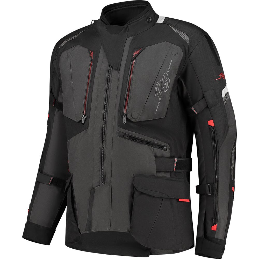 Rusty Stitches Cliff Jacket Black / Grey / Red