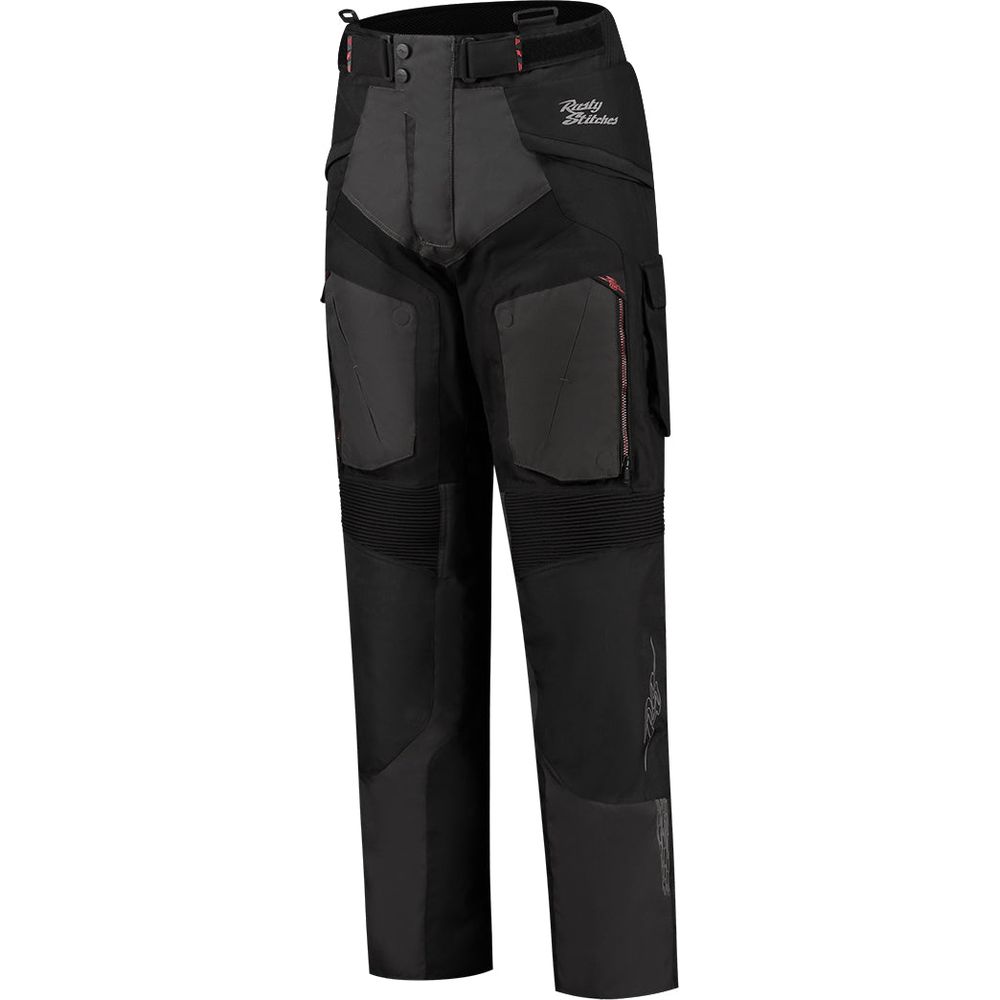 Rusty Stitches Cliff Trouser Black / Grey / Red