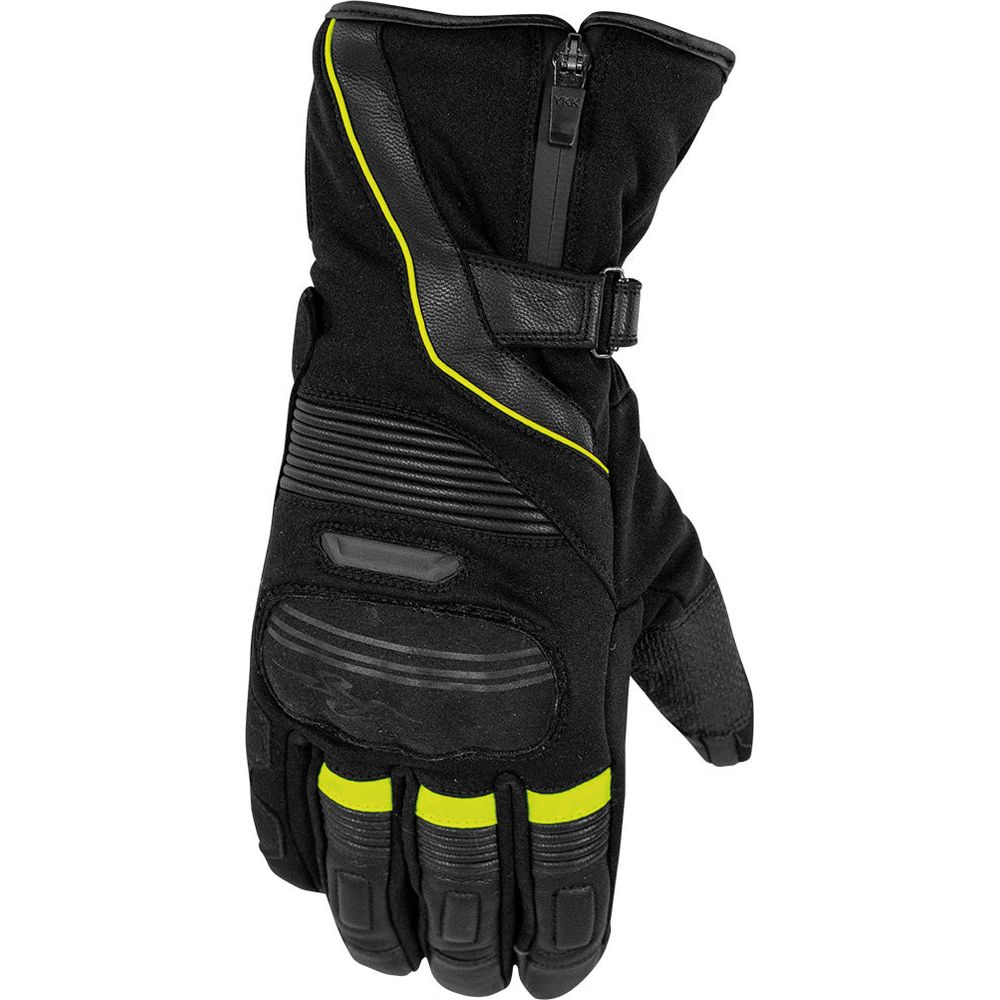 Rusty Stitches Cole Gloves Black / Fluo Yellow