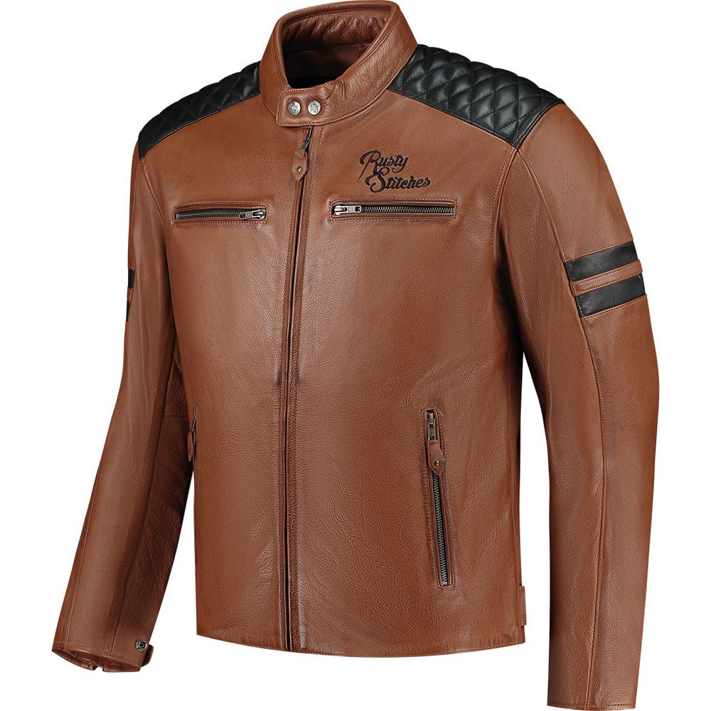 Rusty Stitches Jari V2 Jacket Cognac / Black