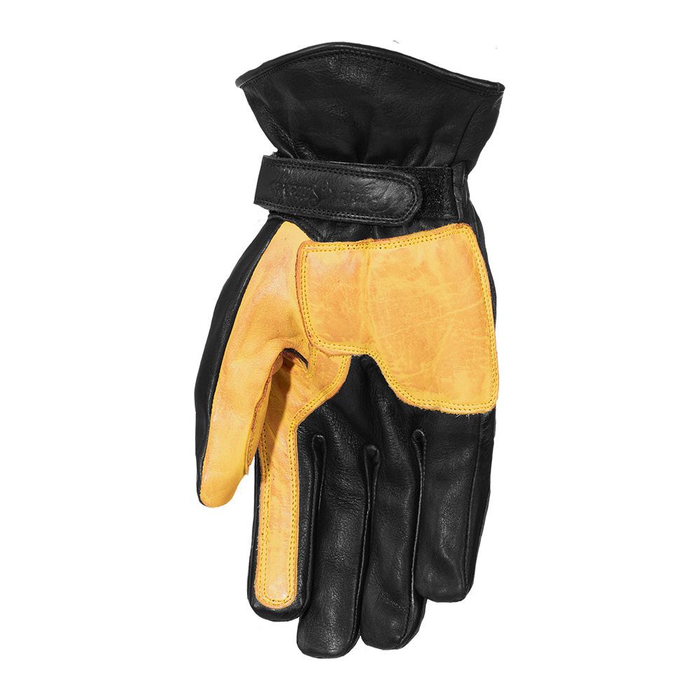 Rusty Stitches Johnny Gloves Black / Yellow