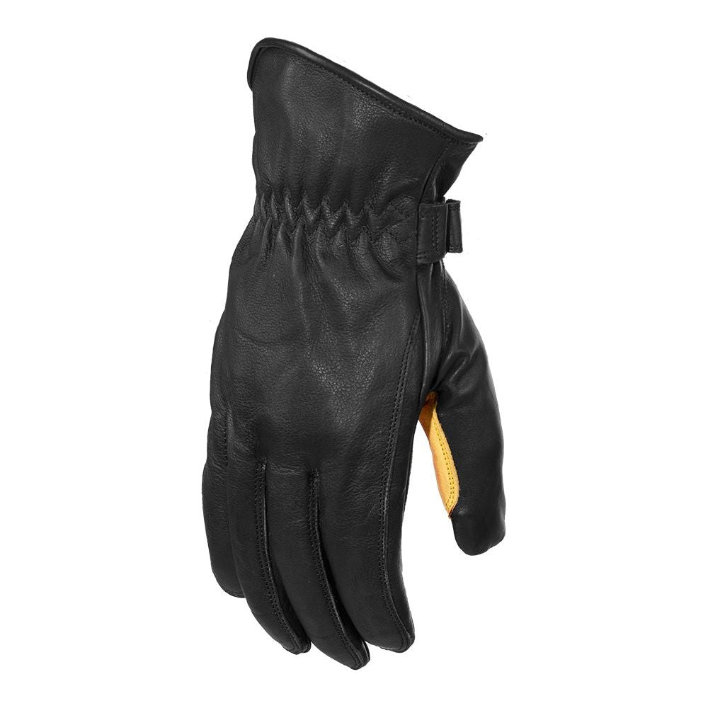 Rusty Stitches Johnny Gloves Black / Yellow