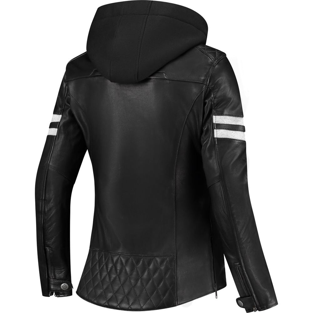 Rusty Stitches Joyce Hooded V2 Ladies Jacket Black / White