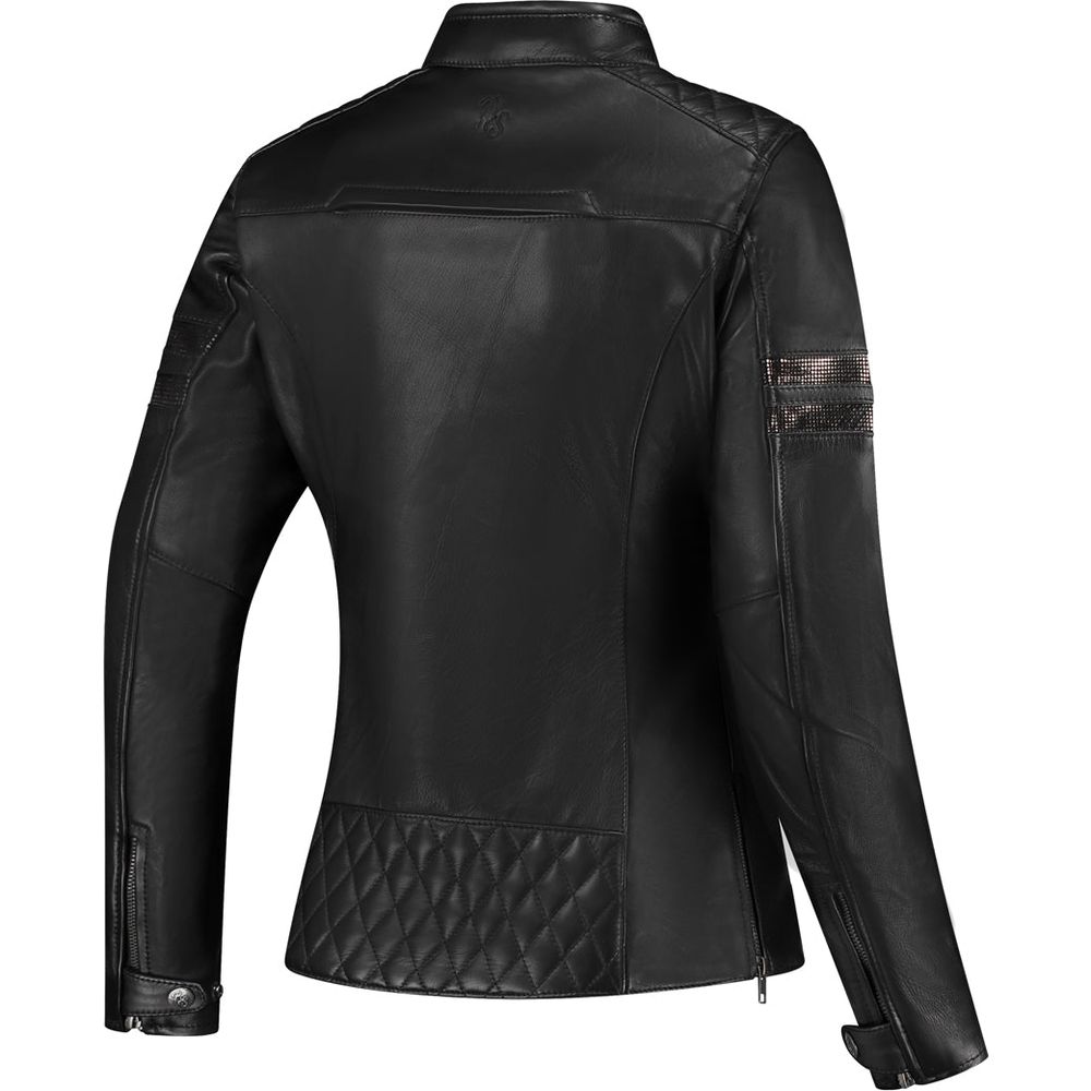 Rusty Stitches Joyce V2 Ladies Jacket Black / Glitter