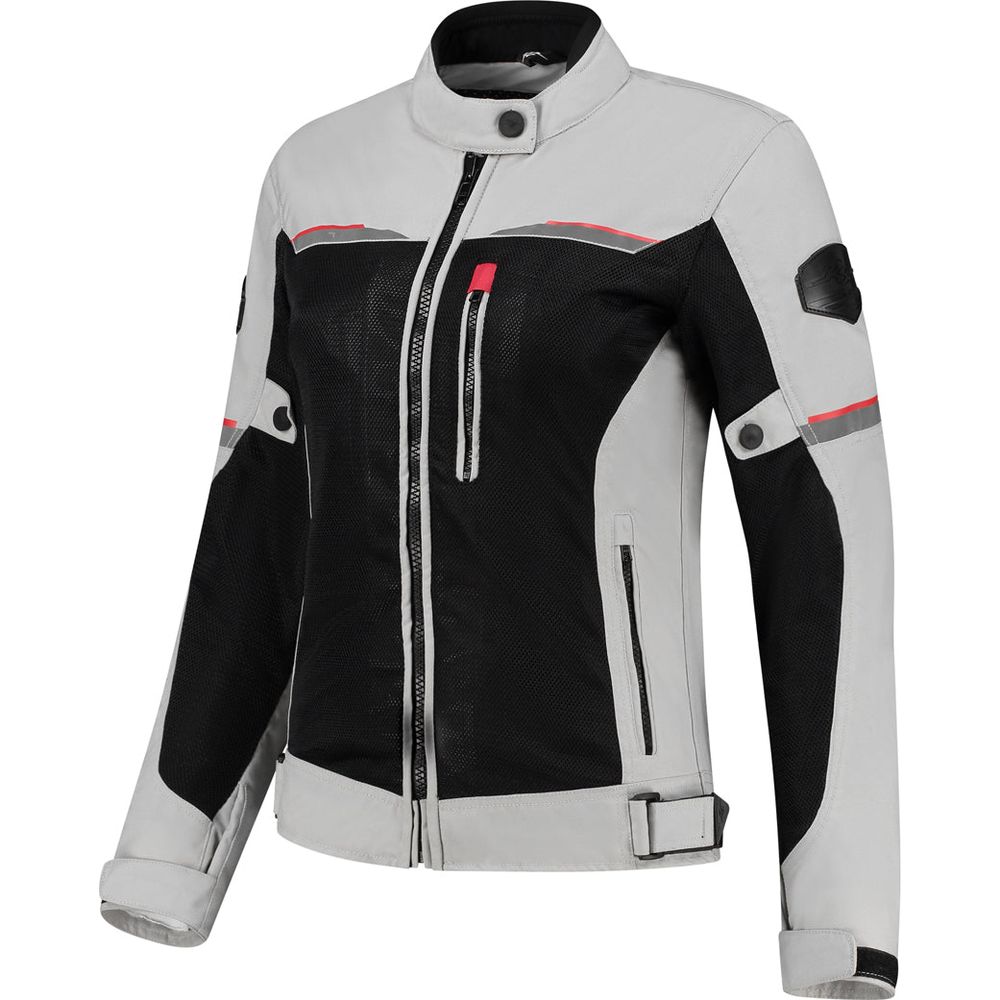 Rusty Stitches Lynn Ladies Jacket Light Grey / Black