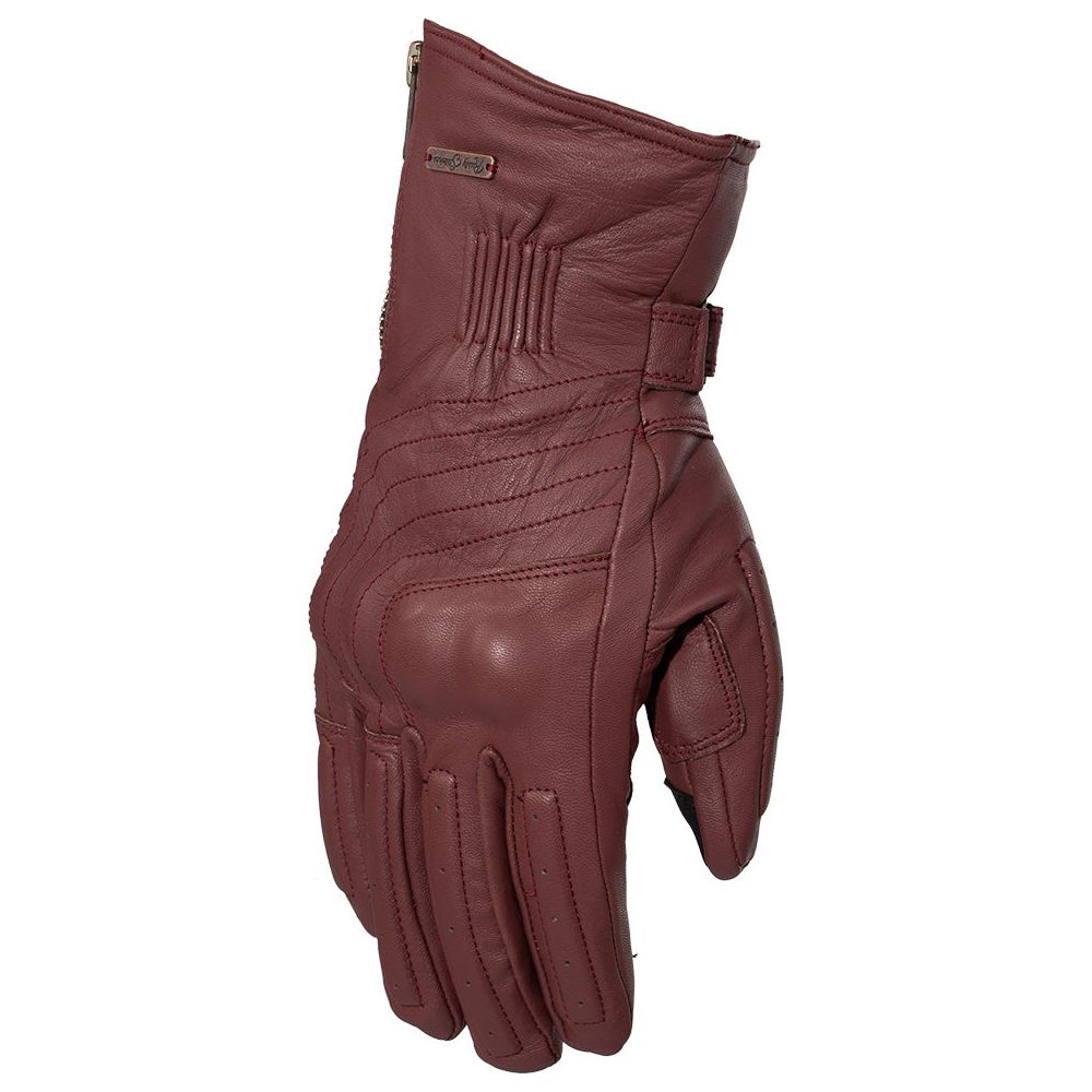 Rusty Stitches Ray Gloves Maroon