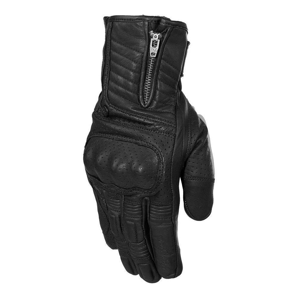 Rusty Stitches Simon Gloves Black