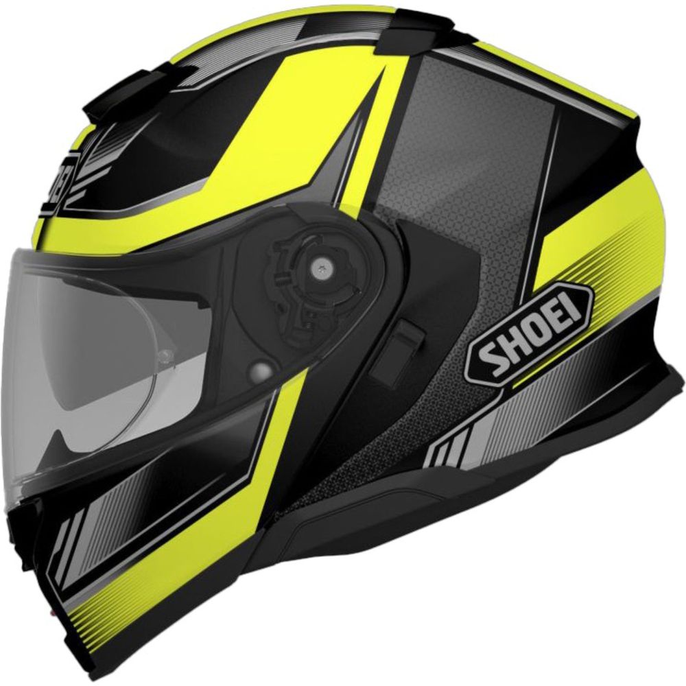 Shoei Neotec 3 Grasp TC3 Flip-Up Helmet Yellow (Image 3) - ThrottleChimp