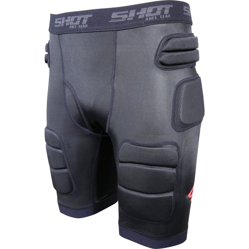 Shot MX Interceptor Protector Shorts Black - ThrottleChimp