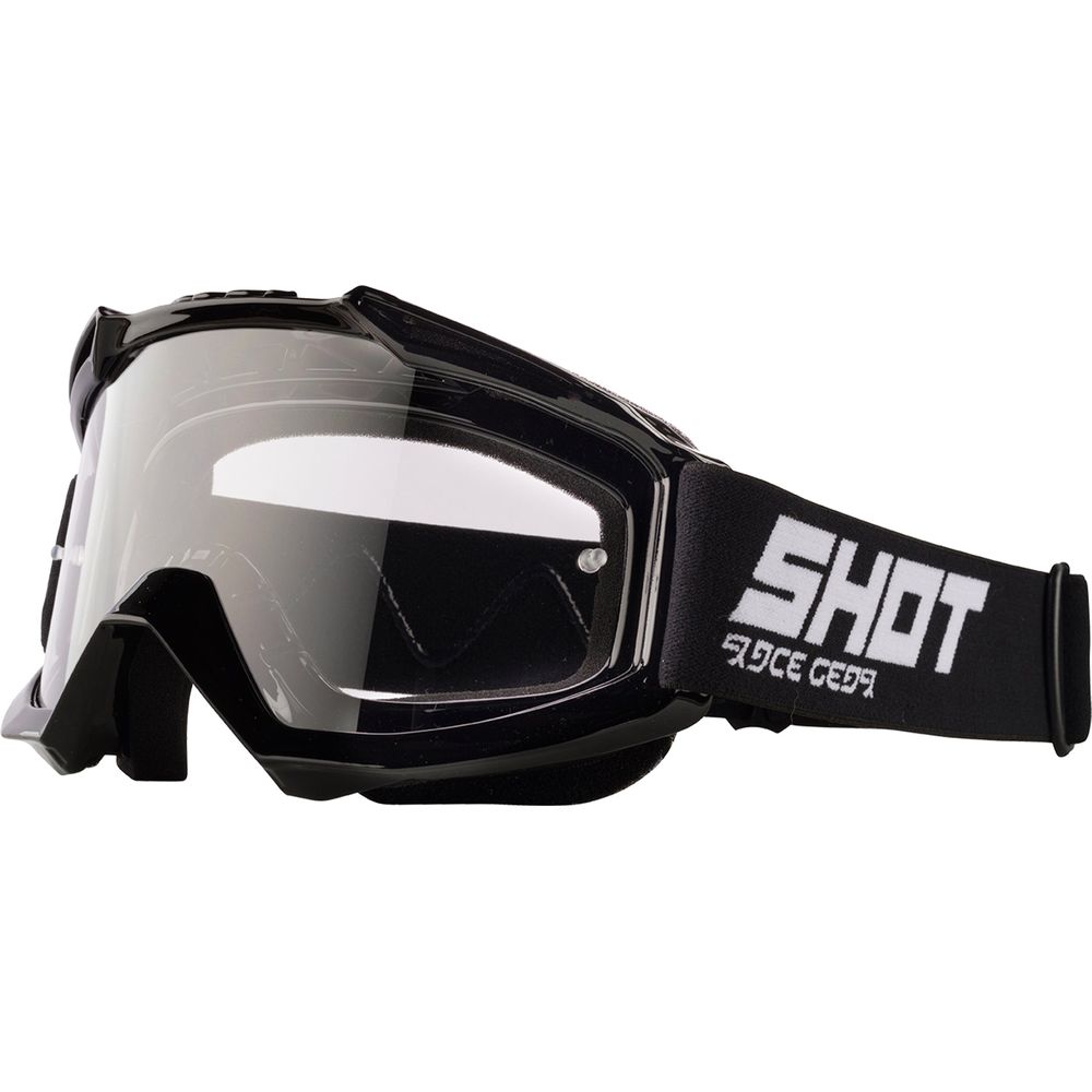 Shot Assault Goggles Glossy Black - ThrottleChimp