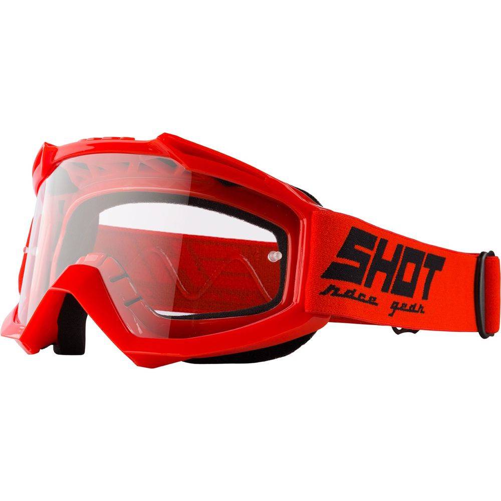 Shot Assault Goggles Glossy Red - ThrottleChimp