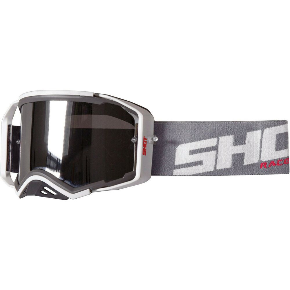 Shot Lite MX Goggles Matt Grey / White - ThrottleChimp