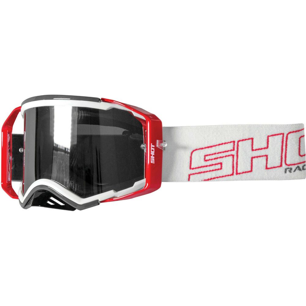 Shot Lite MX Goggles Grey / Gloss Red Grey / Gloss Red - ThrottleChimp