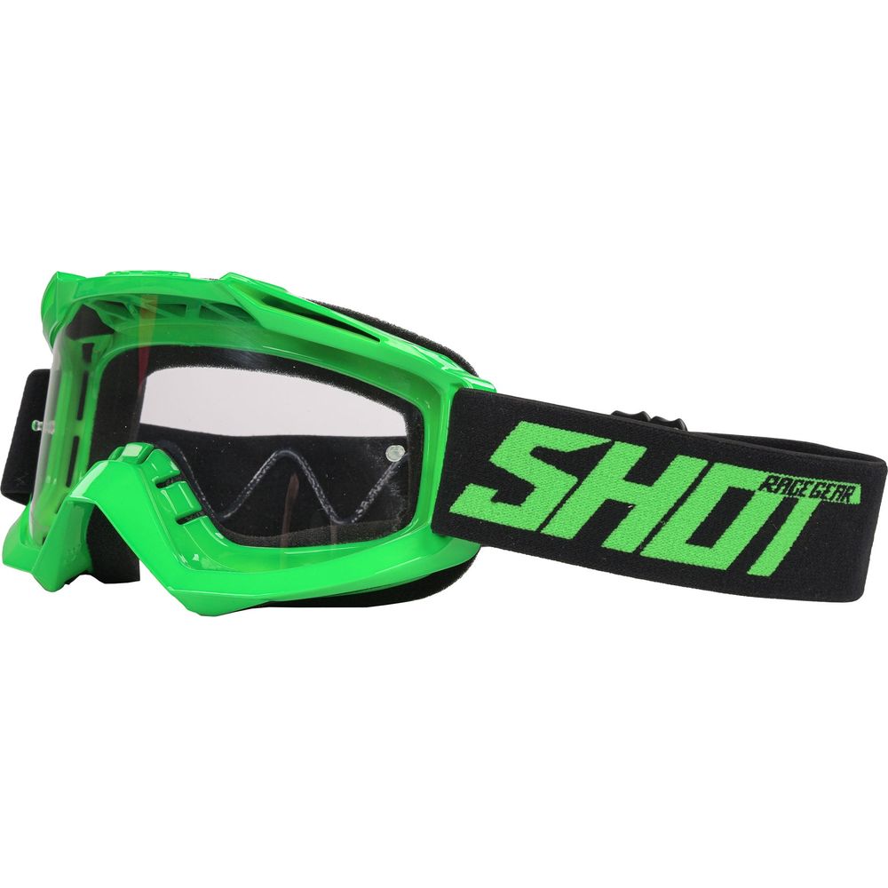 Shot Assault Goggles Neon Green - ThrottleChimp