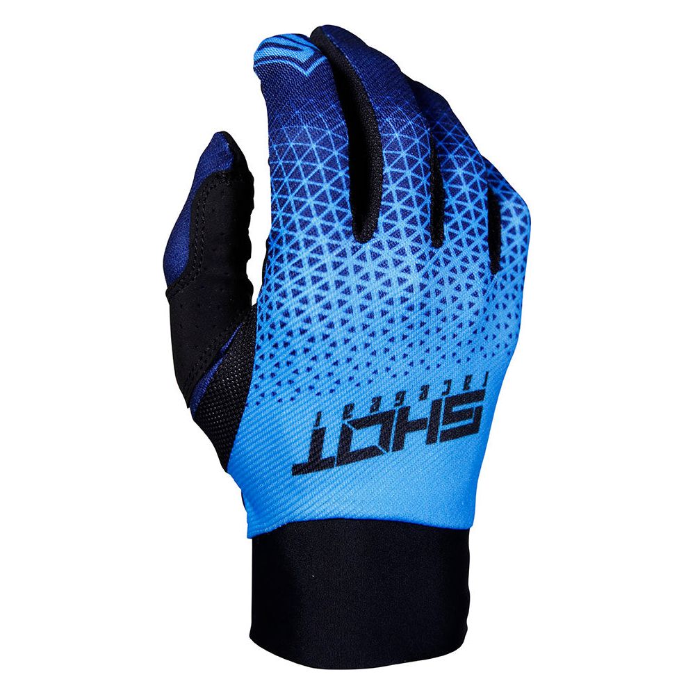 Shot Aerolite Delta Gloves Blue / Neon Orange (Image 3) - ThrottleChimp