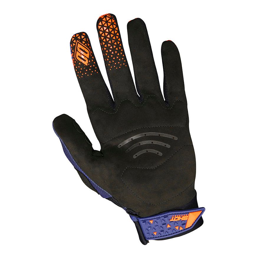 Shot Aerolite Delta Gloves Blue / Neon Orange (Image 4) - ThrottleChimp