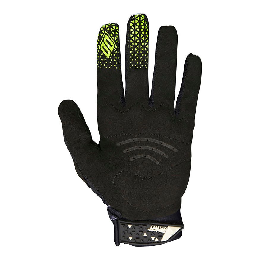 Shot Aerolite Delta Gloves Grey / Neon Yellow (Image 4) - ThrottleChimp