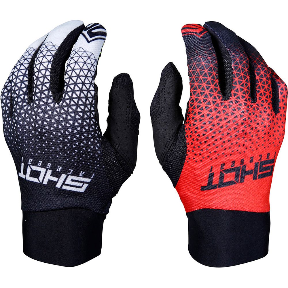 Shot Aerolite Delta Gloves Blue / Red - ThrottleChimp