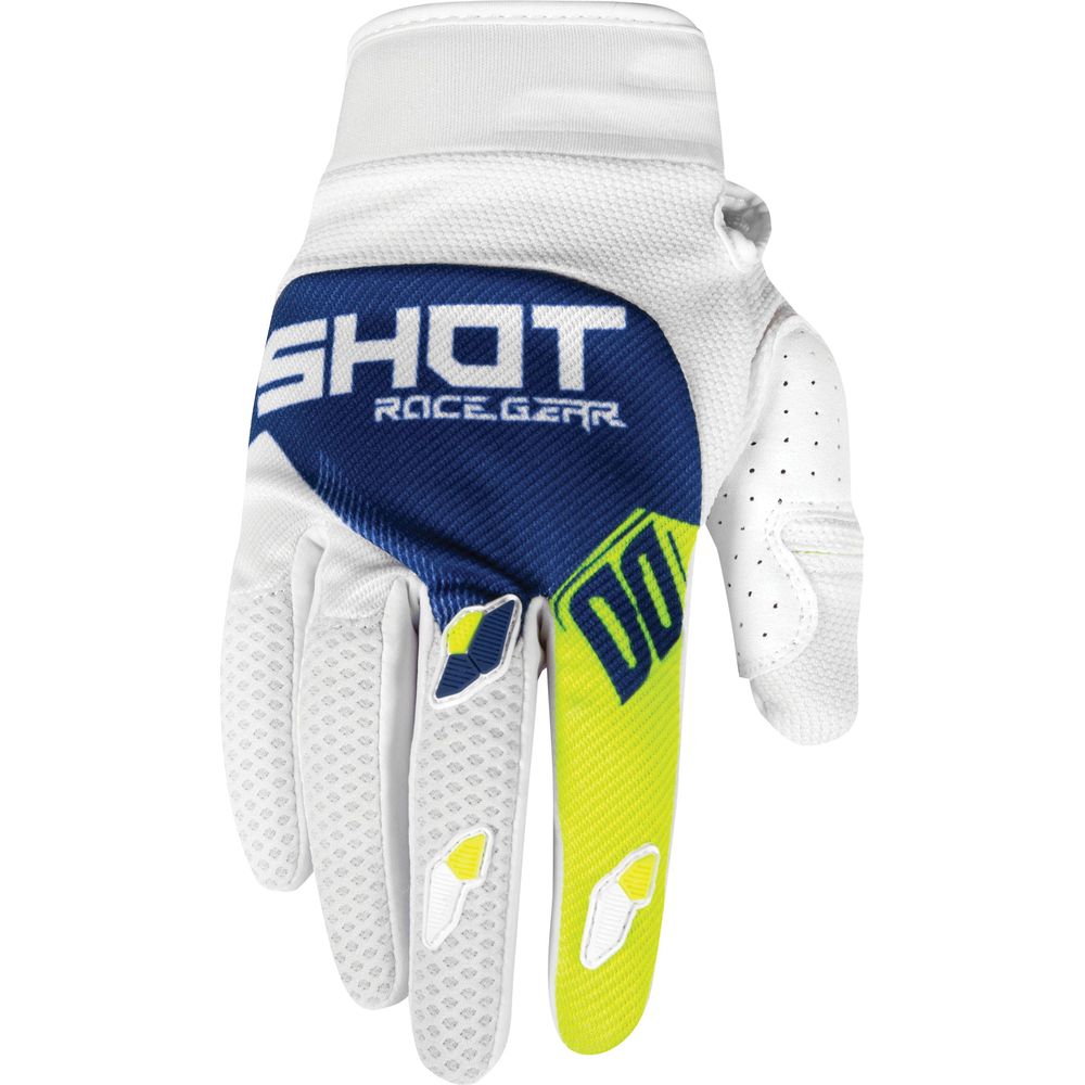 Shot Contact Gloves Trust Blue / White - ThrottleChimp