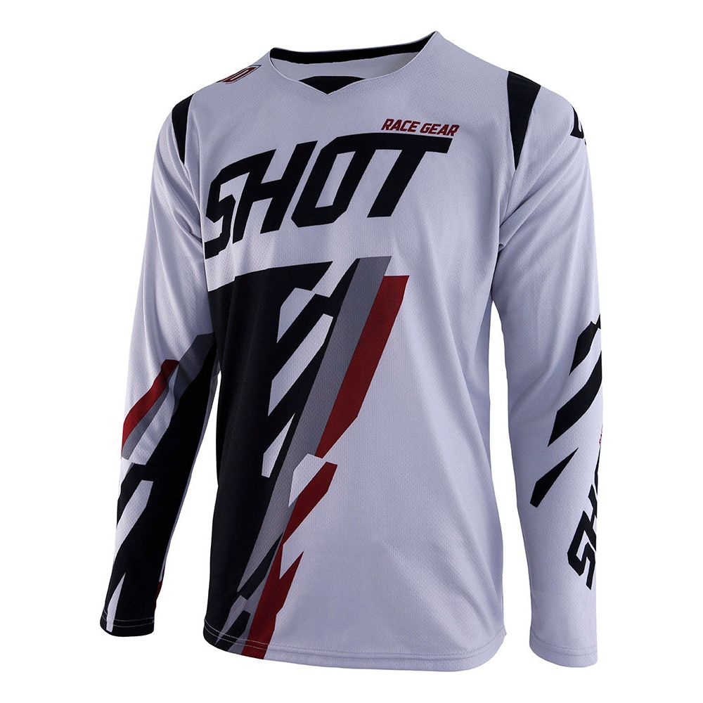 Shot Contact Score MX Jersey Grey - ThrottleChimp